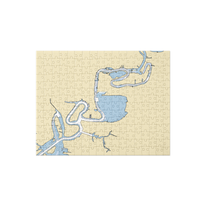 Lake Charles Yacht Club (Lake Charles, LA) NOAA Chart Jigsaw Puzzle