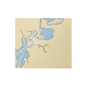 Nalmar Landing (Westlake, LA) NOAA Chart  Gaming Mouse Pad