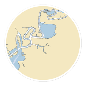 Nalmar Landing (Westlake, LA) NOAA Chart Sticker