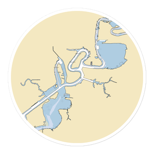 Port of Lake Charles (Westlake, LA) NOAA Chart Sticker