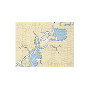 L'Auberge Casino Resort (Westlake, LA) NOAA Chart Jigsaw Puzzle