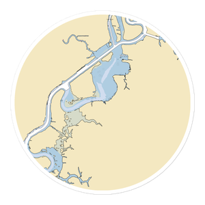 Lake Charles Country Club (Lake Charles, LA) NOAA Chart Sticker