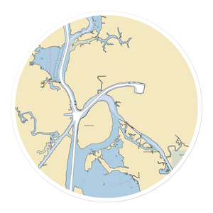 Calcasieu Point Landing (Lake Charles, LA) NOAA Chart Sticker