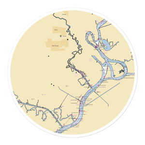 Orange Boating Club (Bridge City, TX) NOAA Chart Sticker