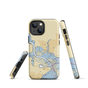 Bayland Marina (La Porte, TX) NOAA Chart  Tough iPhone Case