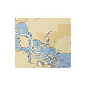 Bayland Marina (La Porte, TX) NOAA Chart  Gaming Mouse Pad