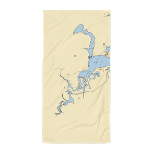 Nassau Bay Yacht Club (Pasadena, TX) NOAA Chart Towel