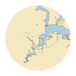 Nassau Bay Yacht Club (Pasadena, TX) NOAA Chart Sticker