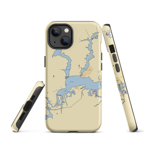 Bal Harbor Marina (Houston, TX) NOAA Chart  Tough iPhone Case