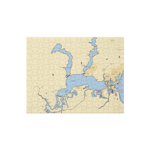 Bal Harbor Marina (Houston, TX) NOAA Chart Jigsaw Puzzle