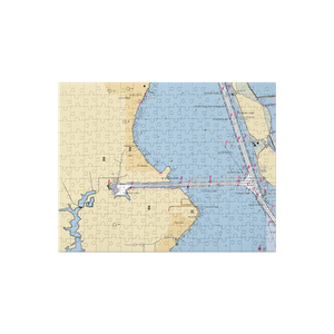 Houston Yacht Club (Pasadena, TX) NOAA Chart Jigsaw Puzzle