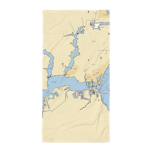 MarineMax Houston (League City, TX) NOAA Chart Towel