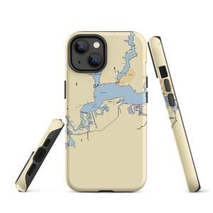 CP Waterfront Marina (League City, TX) NOAA Chart  Tough iPhone Case