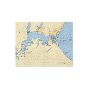 Waterford Harbor Yacht Club (League City, TX) NOAA Chart Jigsaw Puzzle