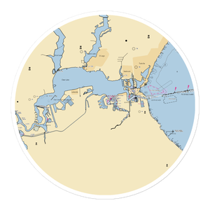 South Texas Yacht Services (League City, TX) NOAA Chart Sticker