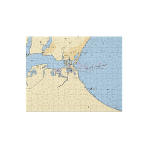 Seabrook Marina & Shipyard (League City, TX) NOAA Chart Jigsaw Puzzle