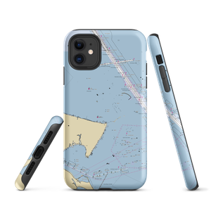 San Leon Marina (Bacliff, TX) NOAA Chart  Tough iPhone Case