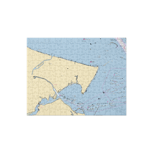 Latitude's North RV Park (Bacliff, TX) NOAA Chart Jigsaw Puzzle