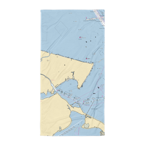 Latitude's North RV Park (Bacliff, TX) NOAA Chart Towel