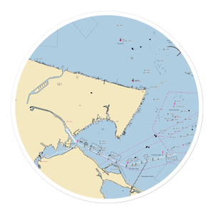 Latitude's North RV Park (Bacliff, TX) NOAA Chart Sticker