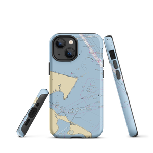 Eagle Point Fishing Camp (Bacliff, TX) NOAA Chart  Tough iPhone Case