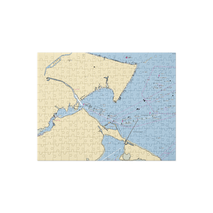 Topwater Grill (Bacliff, TX) NOAA Chart Jigsaw Puzzle