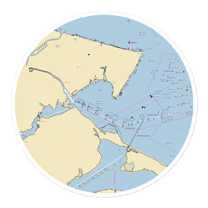 Topwater Grill (Bacliff, TX) NOAA Chart Sticker