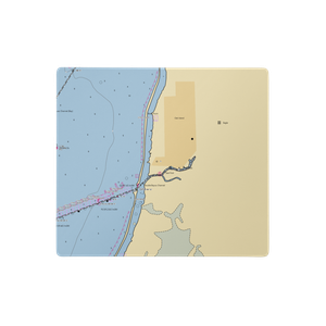 Oak Island Lodge (Hankamer, TX) NOAA Chart  Gaming Mouse Pad