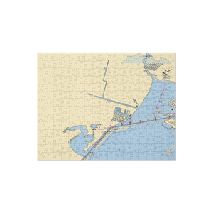 Harborwalk Yacht Club & Marina (Galveston, TX) NOAA Chart Jigsaw Puzzle