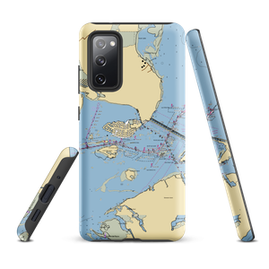 Teakwood Marina (Galveston, TX) NOAA Chart Samsung Phone Case