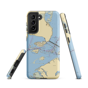 Teakwood Marina (Galveston, TX) NOAA Chart Samsung Phone Case