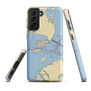 Teakwood Marina (Galveston, TX) NOAA Chart Samsung Phone Case