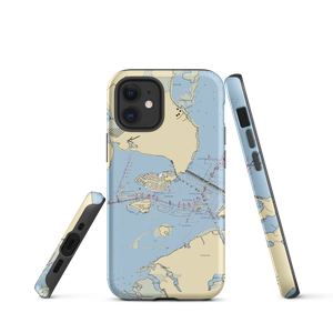 Teakwood Marina (Galveston, TX) NOAA Chart  Tough iPhone Case