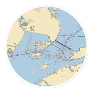 Teakwood Marina (Galveston, TX) NOAA Chart Sticker