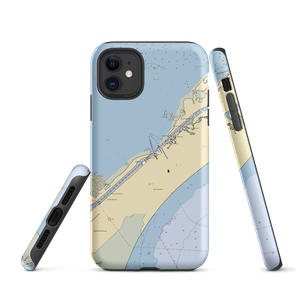 Bolivar Yacht Basin (Port Bolivar, TX) NOAA Chart  Tough iPhone Case