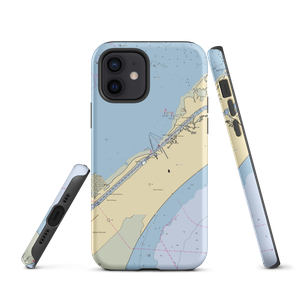 Bolivar Yacht Basin (Port Bolivar, TX) NOAA Chart  Tough iPhone Case