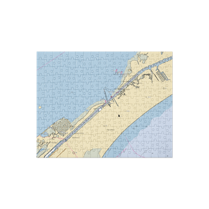 Bolivar Yacht Basin (Port Bolivar, TX) NOAA Chart Jigsaw Puzzle