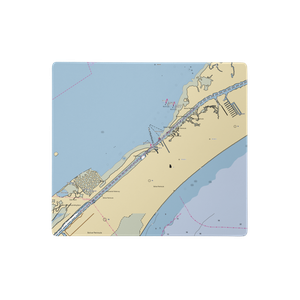 Bolivar Yacht Basin (Port Bolivar, TX) NOAA Chart  Gaming Mouse Pad