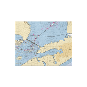 Payco Marina (Galveston, TX) NOAA Chart Jigsaw Puzzle