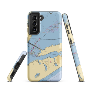 Pier 77 Marina Service (Galveston, TX) NOAA Chart Samsung Phone Case