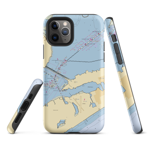 Pier 77 Marina Service (Galveston, TX) NOAA Chart  Tough iPhone Case