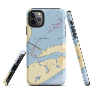 Pier 77 Marina Service (Galveston, TX) NOAA Chart  Tough iPhone Case