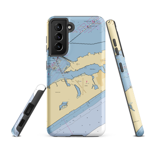 Pelican Rest Marina (Galveston, TX) NOAA Chart Samsung Phone Case