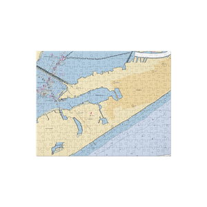 Moody Gardens Marina (Friendswood, TX) NOAA Chart Jigsaw Puzzle