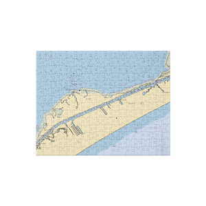 Steve's Landing (Port Bolivar, TX) NOAA Chart Jigsaw Puzzle