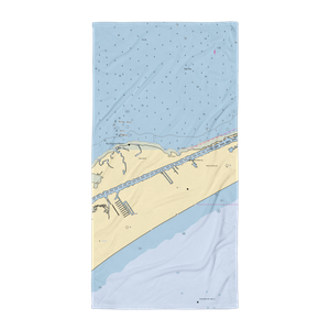 Steve's Landing (Port Bolivar, TX) NOAA Chart Towel