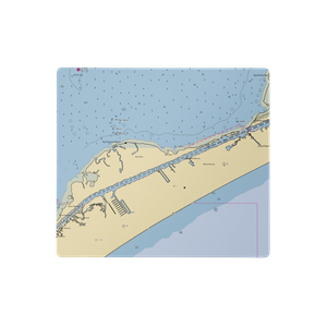 Steve's Landing (Port Bolivar, TX) NOAA Chart  Gaming Mouse Pad