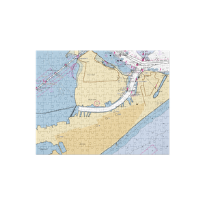 Fisherman's Wharf (Friendswood, TX) NOAA Chart Jigsaw Puzzle