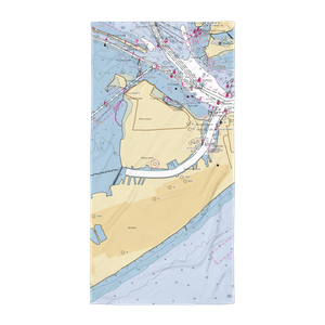 Harbor House Hotel and Marina at Pier 21 (Friendswood, TX) NOAA Chart Towel