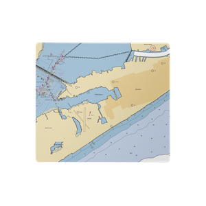 Galveston RV Resort and Marina (Friendswood, TX) NOAA Chart  Gaming Mouse Pad